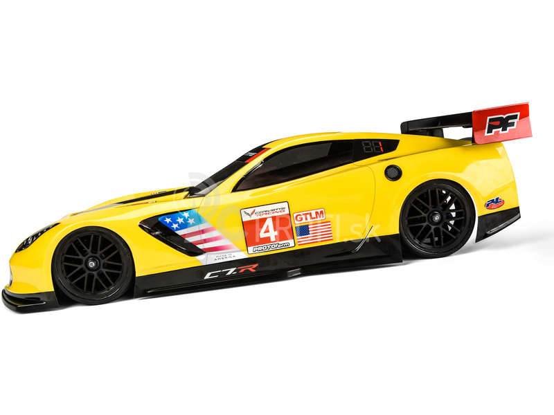 Karoséria PROTOform 1:10 Chevrolet Corvette C7.R (podvozok 190 mm)