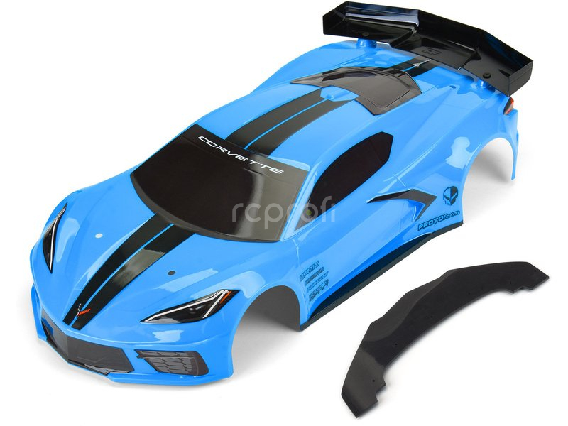 Karoséria PROTOform 1:7 Chevrolet Corvette C8 modrá: Arrma Felony