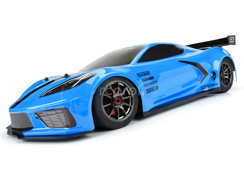 Karoséria PROTOform 1:7 Chevrolet Corvette C8 modrá: Arrma Felony