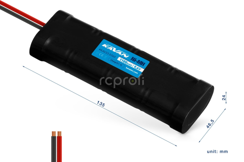 KAVAN NiMh 1100mAh/9,6V