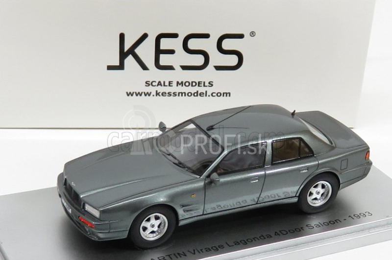 Kess-model Aston martin Lagonda Virage 4-dverový sedan 1993 1:43 Grey Mey