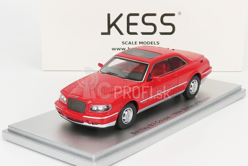 Kess-model Bentley B3 Coupe - Sultan Of Brunei - 1994 1:43 Červená