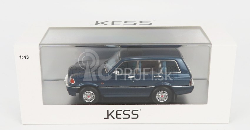 Kess-model Bentley Dominator 4x4 1994 - Vyrobené na podvozku Range Rover - Osobné auto Brunejského sultána 1:43 Blue Met