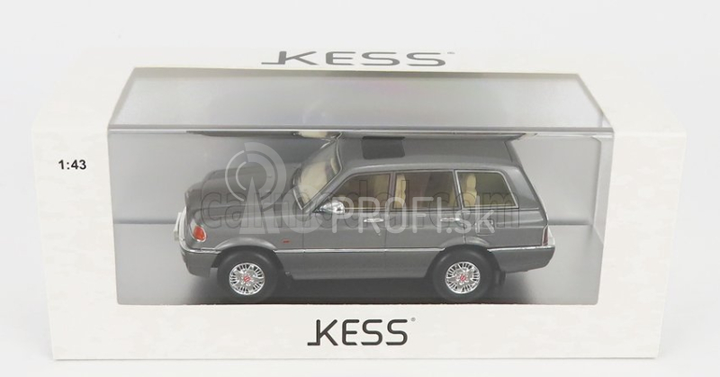 Kess-model Bentley Dominator 4x4 1994 - Vyrobené na podvozku Range Rover - Osobné auto Brunejského sultána 1:43 Grey Met