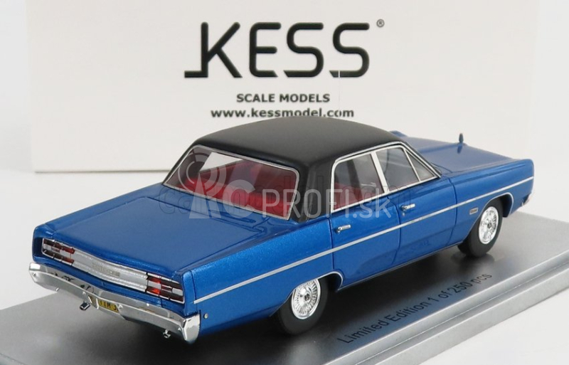 Kess-model Dodge Phoenix 4-dverový sedan 1968 1:43 Svetlomodrá s čiernou