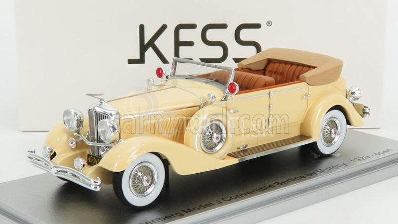 Kess-model Duesenberg Model J Cabrio Berline By Murphy Open 1929 1:43 Cream