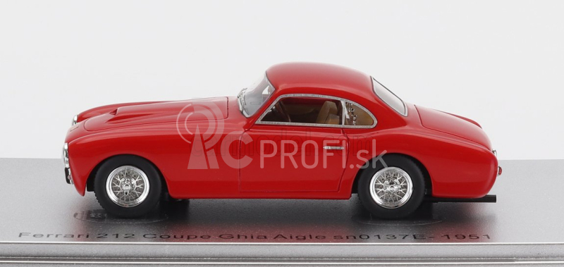 Kess-model Ferrari 212 Ghia Aigle Sn.0137e Coupe 1951 1:43 Červená