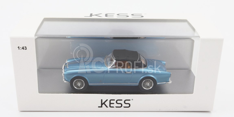 Kess-model Ferrari 212 Inter Sn0235eu Cabriolet Closed 1952 1:43 Light Blue With Black