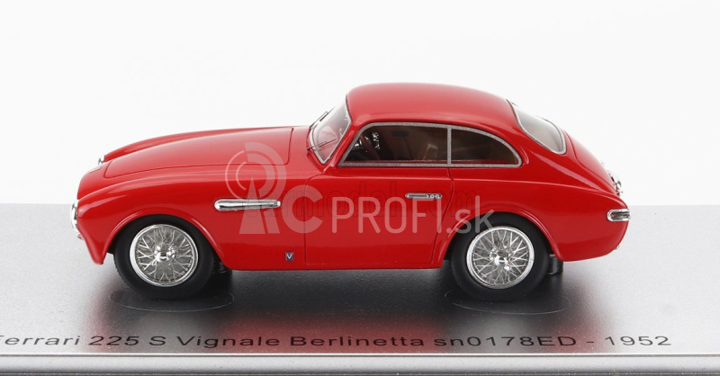 Kess-model Ferrari 225 S Sn.0178ed Vignale Berlinetta 1952 1:43 Červená