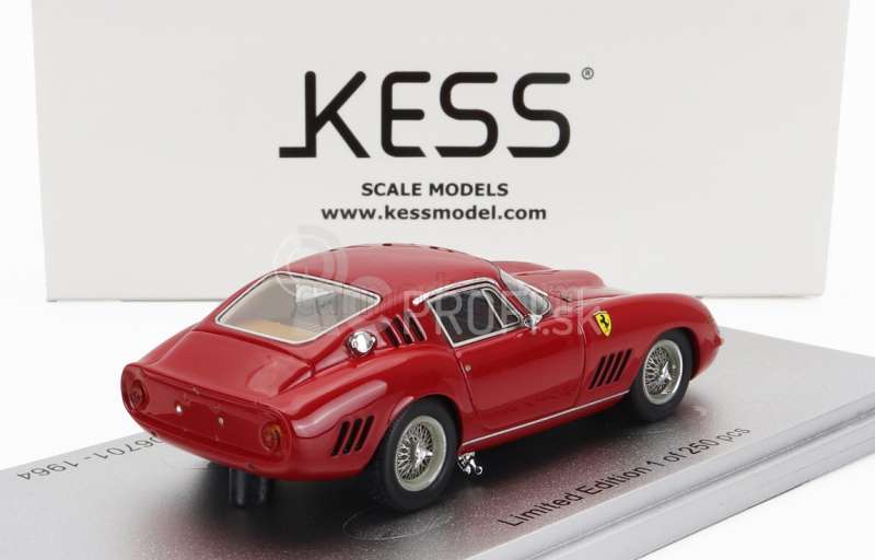 Kess-model Ferrari 275 Gtb/c Sn.06701 Competizione Speciale 1964 1:43 Červená