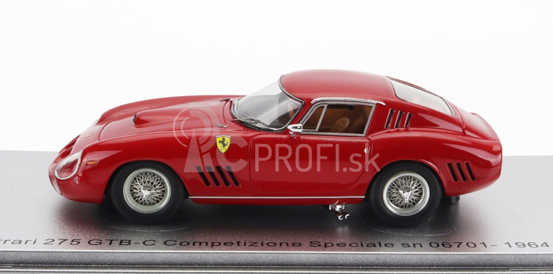 Kess-model Ferrari 275 Gtb/c Sn.06701 Competizione Speciale 1964 1:43 Červená