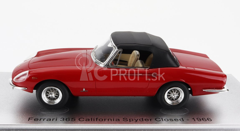 Kess-model Ferrari 365 California Spider Closed 1966 1:43 Red Black