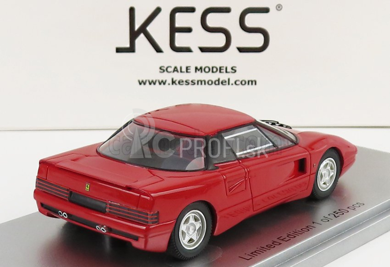 Kess-model Ferrari 408 4rm 1987 1:43 Červená