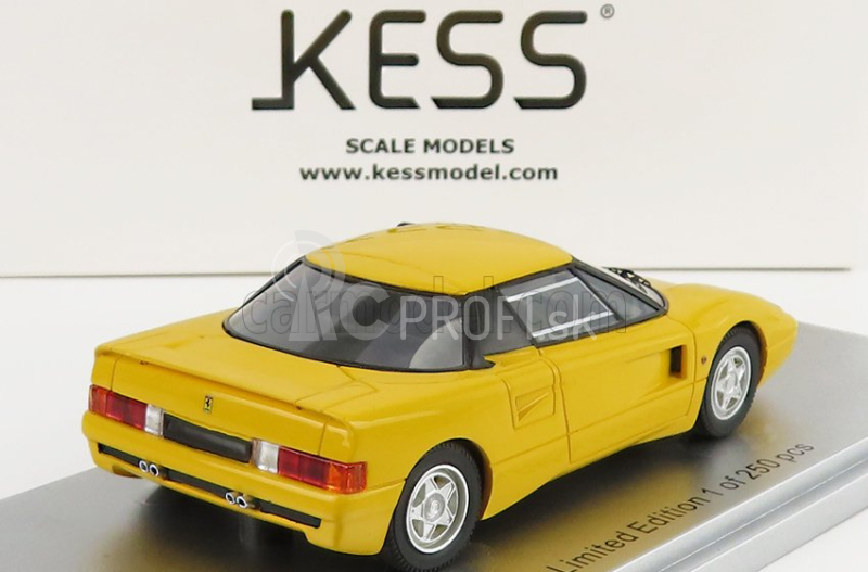 Kess-model Ferrari 408 4rm 1987 1:43 Žltá