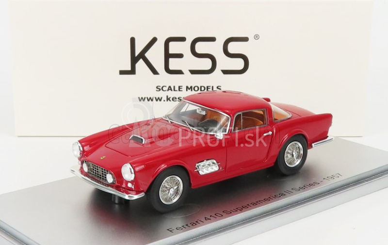 Kess-model Ferrari 410 Superamerica 2s Sn0715sa 1957 1:43 Červená