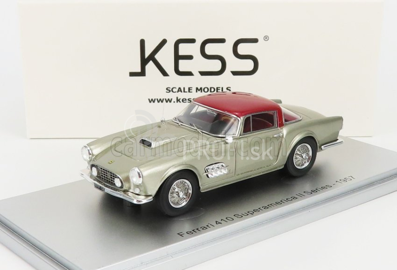 Kess-model Ferrari 410 Superamerica 2s Sn0717sa 1957 1:43 Silver Red Met