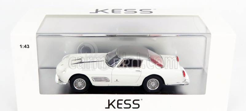 Kess-model Ferrari 410 Superamerica Series Iii Pininfarina Coupe 1958 1:43 bielo strieborná