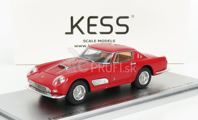 Kess-model Ferrari 410 Superamerica Series Iii Pininfarina Coupe 1958 1:43 Červená