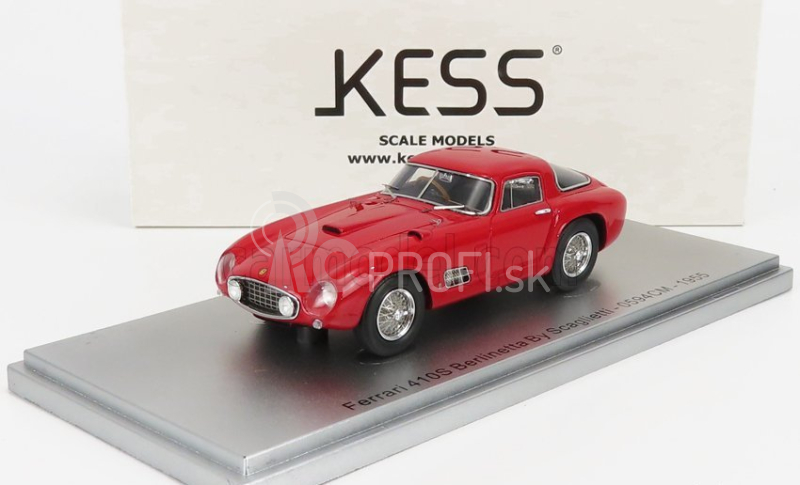 Kess-model Ferrari 410s Berlinetta by Scaglietti Sn0594cm 1955 1:43 Červená