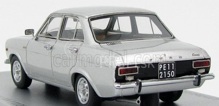 Kess-model Ford england Escort Mki 1100xl Lhd 4-dvere 1973 1:43 Strieborná