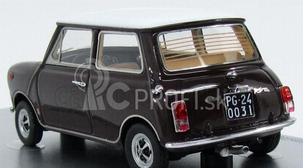 Kess-model Innocenti Mini Cooper Export 1.3 1973 1:43 Castoro Brown White