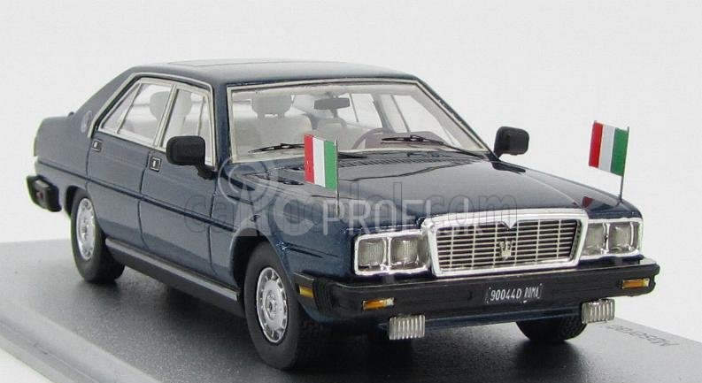 Kess-model Maserati Quattroporte 4.9 1983 - Presidential - Pertini - Tv Series 1:43 Blue Sera Met