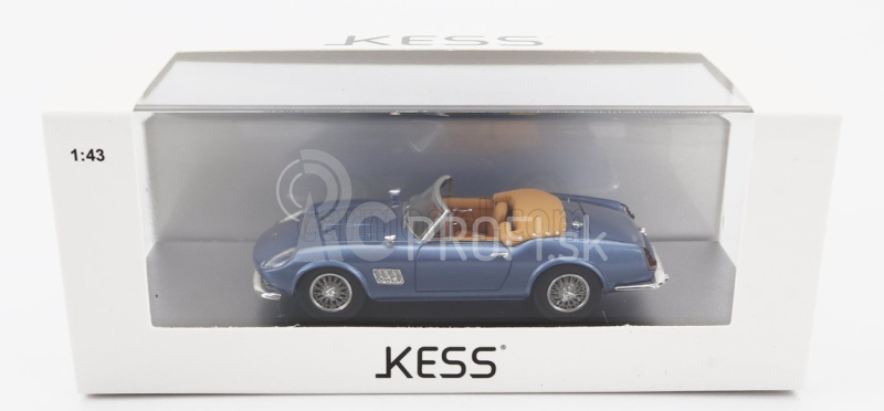 Kess-model Modena 250gt California Spider Open 1961 1:43 Light Blue Met