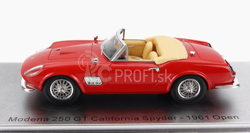 Kess-model Modena 250gt California Spider Otvorený 1961 Film 1:43 Červená