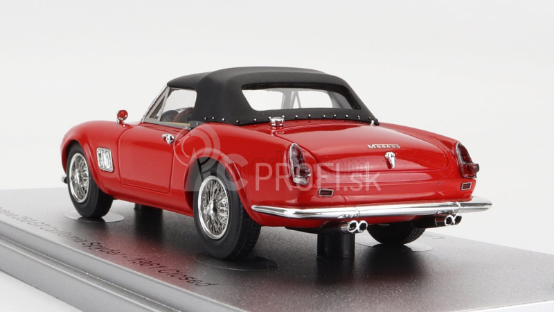 Kess-model Modena 250gt California Spider uzavretý 1961 1:43 Červená čierna