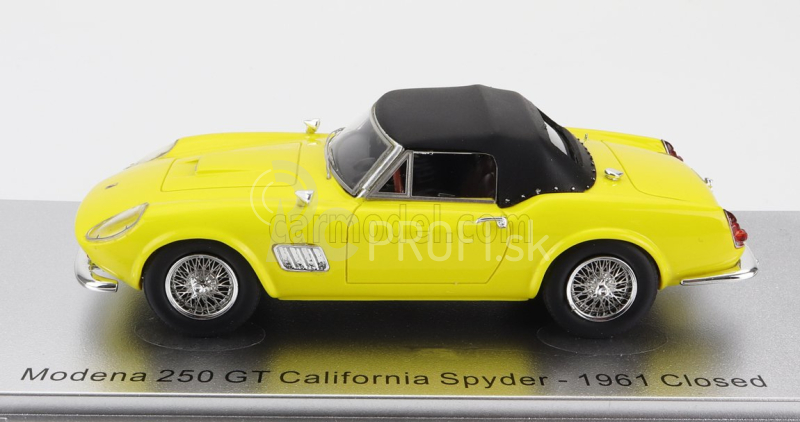 Kess-model Modena 250gt California Spider uzavretý 1961 1:43 žltá čierna