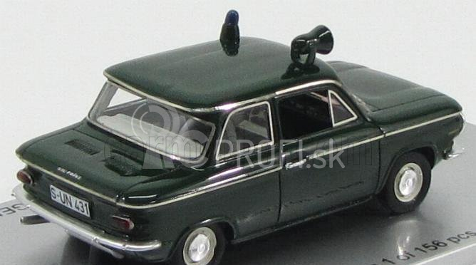 Kess-model NSU Prinz 4 Polizei Streifenwagen 1964 Police 1:43 Zelená