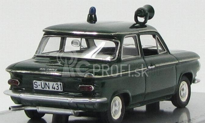 Kess-model NSU Prinz 4 Polizei Streifenwagen 1964 Police 1:43 Zelená