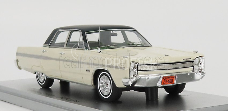 Kess-model Plymouth Fury 4-dverový sedan 1968 1:43 Ivory Green