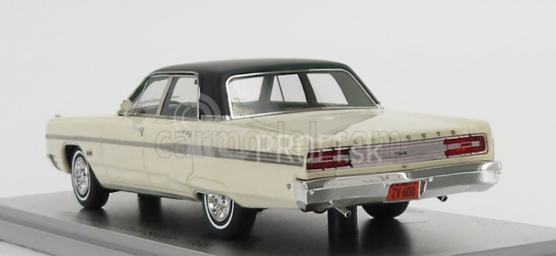 Kess-model Plymouth Fury 4-dverový sedan 1968 1:43 Ivory Green