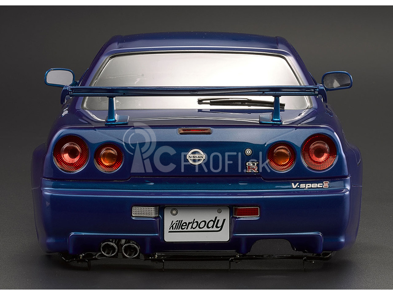 Killerbody 1:10 Nissan Skyline R34 modrý