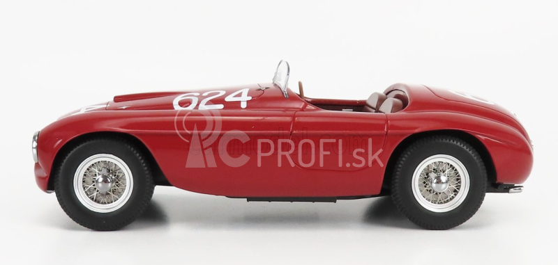 Kk-scale Ferrari 166mm 2.0l V12 Spider N 624 Winner Mille Miglia 1949 C.biondetti - E.salani 1:18 Red