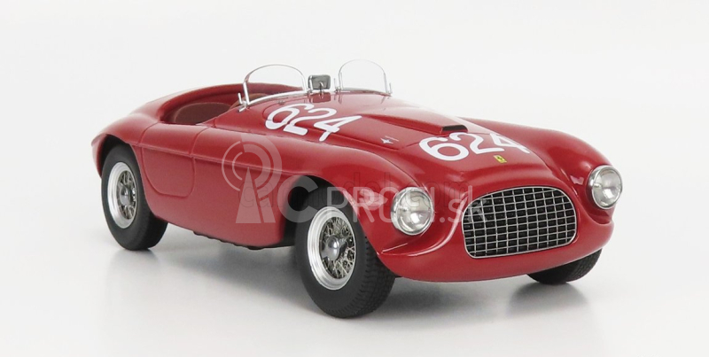 Kk-scale Ferrari 166mm 2.0l V12 Spider N 624 Winner Mille Miglia 1949 C.biondetti - E.salani 1:18 Red