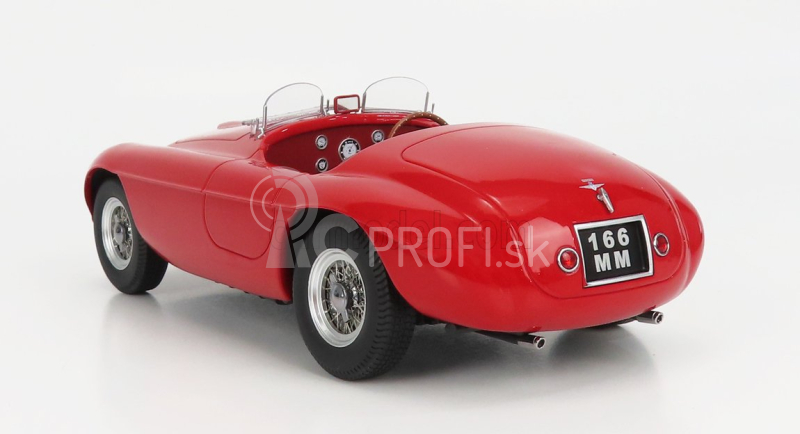 Kk-scale Ferrari 166mm Barchetta Spider 1949 1:18 Červená