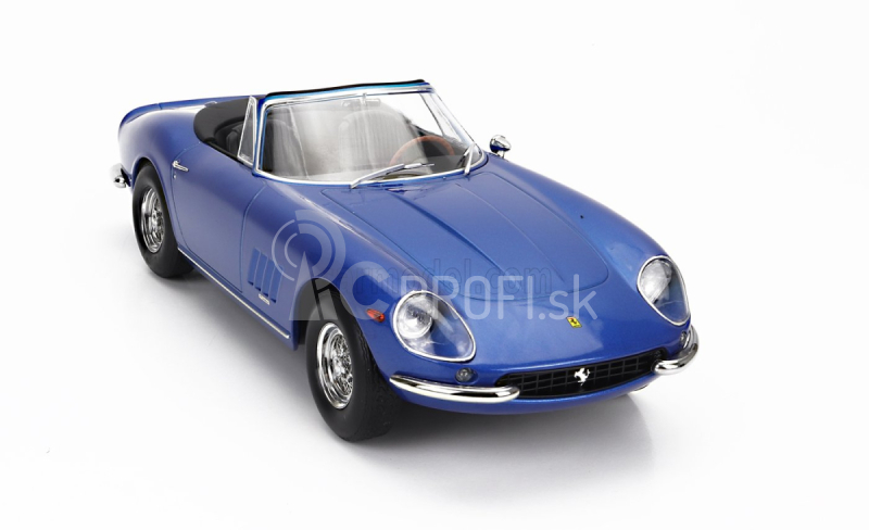 Kk-scale Ferrari 275 Gtb/4 Nart Spider 1967 1:18 Blue Met