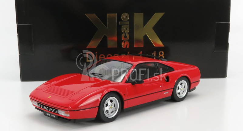 Kk-scale Ferrari 328 Gtb 1985 1:18 Červená