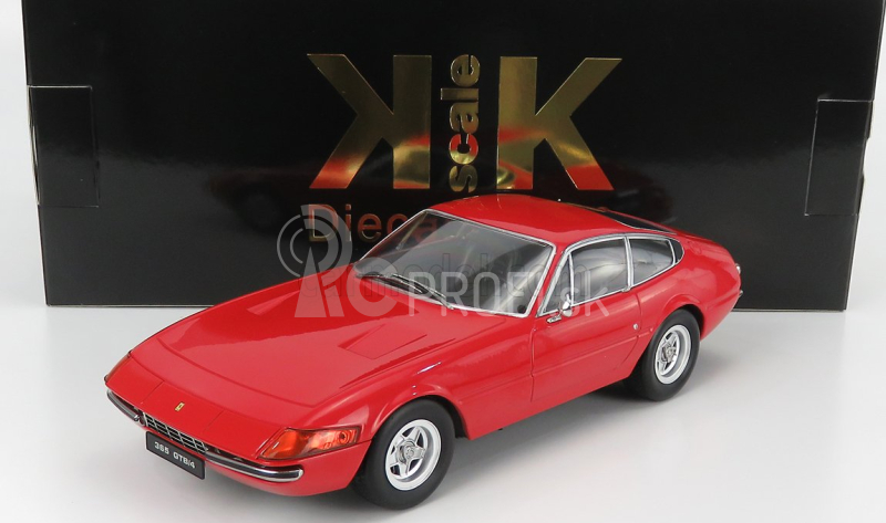 Kk-scale Ferrari 365 Gtb Daytona Coupe 2-series 1971 1:18 Červená