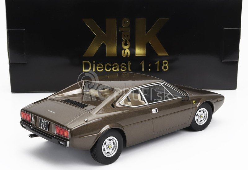 Kk-scale Ferrari Dino 208 Gt4 1975 1:18 Brown