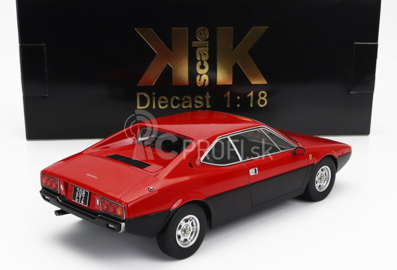 Kk-scale Ferrari Dino 208 Gt4 1975 1:18 Červená čierna