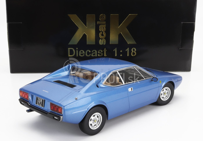 Kk-scale Ferrari Dino 208 Gt4 1975 1:18 Modrá