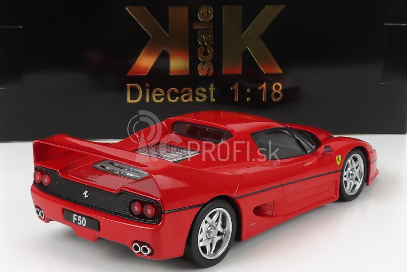 Kk-scale Ferrari F50 Hard-top 1995 1:18 Červená