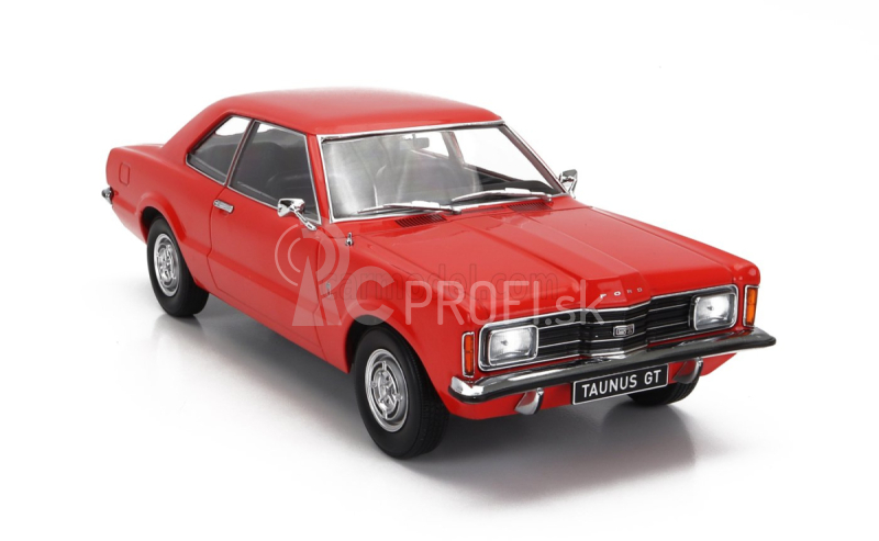 Kk-scale Ford england Taunus Gt 1971 1:18 Červená