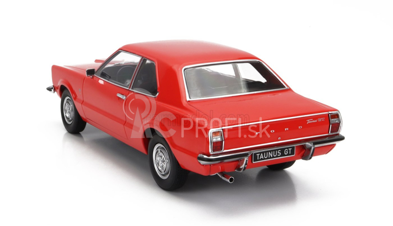 Kk-scale Ford england Taunus Gt 1971 1:18 Červená