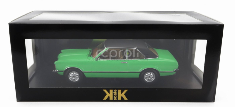 Kk-scale Ford england Taunus Gxl 1971 1:18 svetlozelená matná čierna