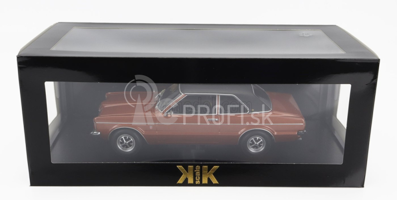 Kk-scale Ford england Taunus Gxl s vinylovou strechou 1971 1:18 Copper Matte Black