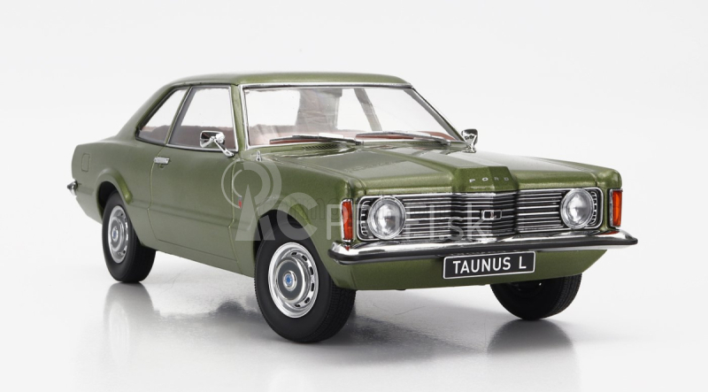 Kk-scale Ford england Taunus L Coupe 1971 1:18 Light Green Met